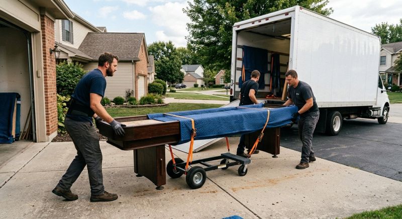 Shuffleboard Table Moving in Hickory, NC